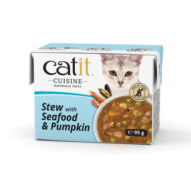 Catit Cuisine Seafood Stew with Pumpkin Complementary Wet Cat Food