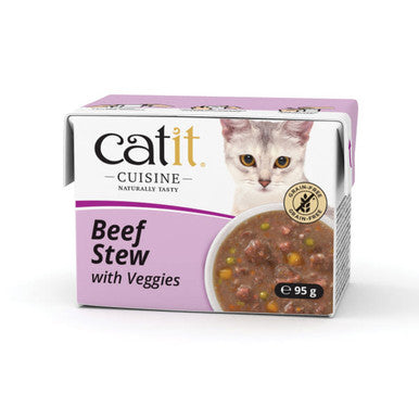 Catit Cuisine Beef Stew with Veggies Complementary Wet Cat Food