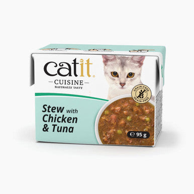 Catit Cuisine Chicken & Tuna Stew Complementary Wet Cat Food