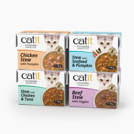 Catit Cuisine Chicken & Tuna Stew Complementary Wet Cat Food