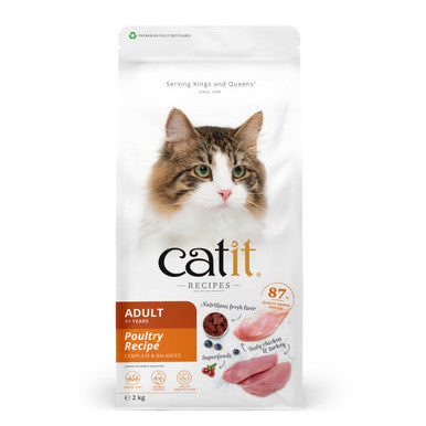 Catit Adult Poultry Recipe Complete Dry Cat Food