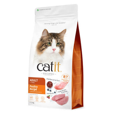 Catit Adult Poultry Recipe Complete Dry Cat Food