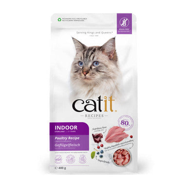 Catit Indoor/Sterilised Poultry Recipe Complete Dry Cat Food