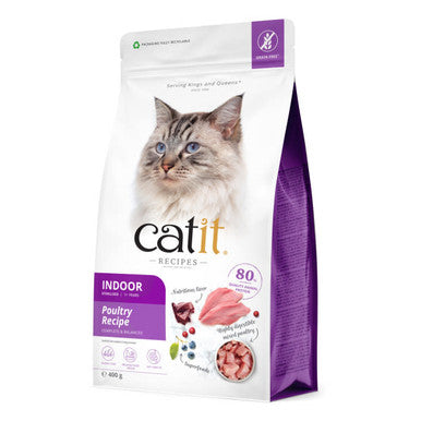 Catit Indoor/Sterilised Poultry Recipe Complete Dry Cat Food