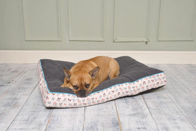 Ministry of Pets Printed Dog & Cat Mattress Bed