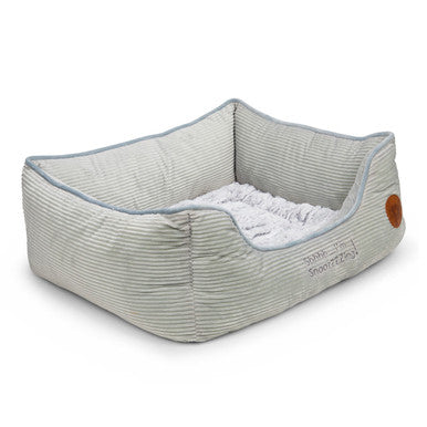 Petface Grey Cord Square Dog & Cat Bed