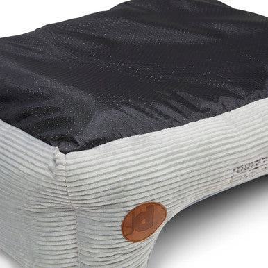 Petface Grey Cord Square Dog & Cat Bed