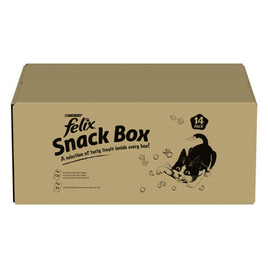 Purina Felix Mixed Snack Box Adult Cat Treats Pack