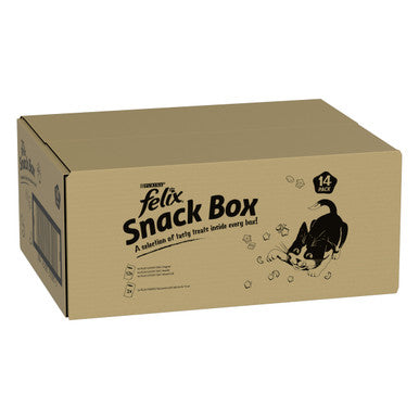 Purina Felix Mixed Snack Box Adult Cat Treats Pack