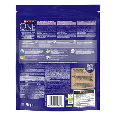 Purina One Sensitive Dry Cat Food Rich in Turkey