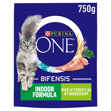 Purina One Indoor Adult Dry Cat Food Rich in Turkey