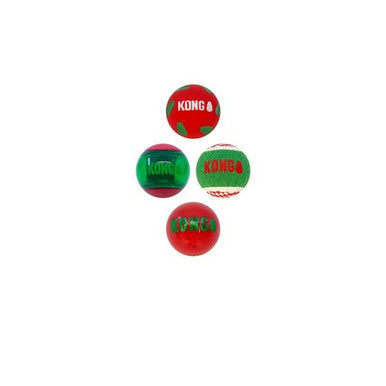 Kong Holiday Occasions Balls Dog Toy - Medium