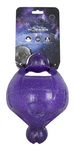 Kronos9 Sphere Flashing Purple Throw & Fetch Dog Toy