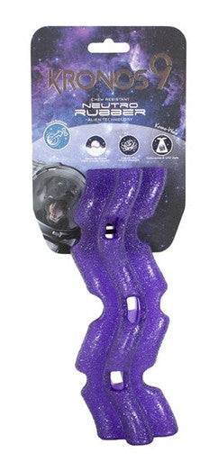 Kronos9 Wave Treat Release Purple Throw & Fetch Dog Toy