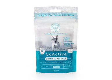 BluePet Co GoActive Joint & Muscle Supplement Chicken Dog Chew Treats