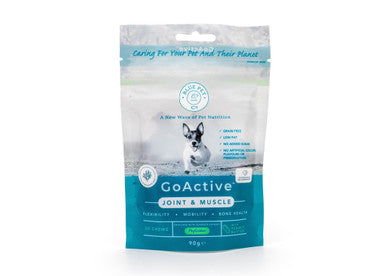 BluePet Co GoActive Joint & Muscle Supplement Peanut Butter Dog Chew Treats