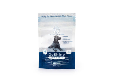 BluePet Co GoShine Skin & Coat Supplement Chicken Dog Chew Treats