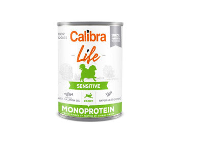 Calibra Life Sensitive Grain-free Adult Wet Dog Food - Rabbit