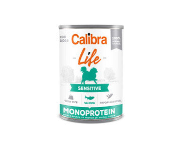 Calibra Life Sensitive Adult Wet Dog Food - Salmon