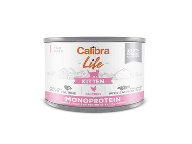 Calibra Life Grain-free Kitten Wet Cat Food - Chicken