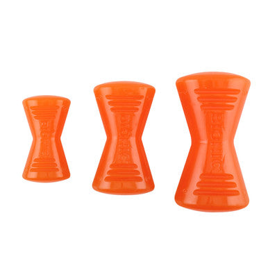 BIONIC Bone Treats Holding Orange Dog Chew Toy