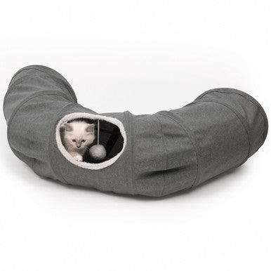 Catit Vesper Tunnel with Sleeping Cushion Cat Toy