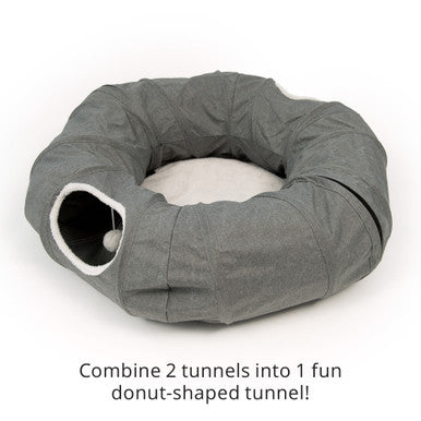 Catit Vesper Tunnel with Sleeping Cushion Cat Toy