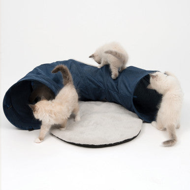 Catit Vesper Tunnel with Sleeping Cushion Cat Toy