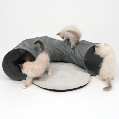 Catit Vesper Tunnel with Sleeping Cushion Cat Toy