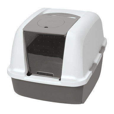 Catit Airsift Hooded White/Grey Cat Litter Box