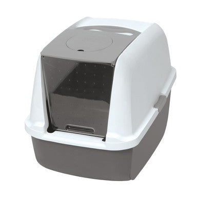 Catit Airsift Hooded White/Grey Cat Litter Box