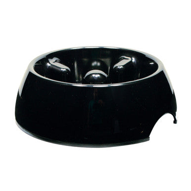 Dogit Anti Gulping Black Dog Bowl