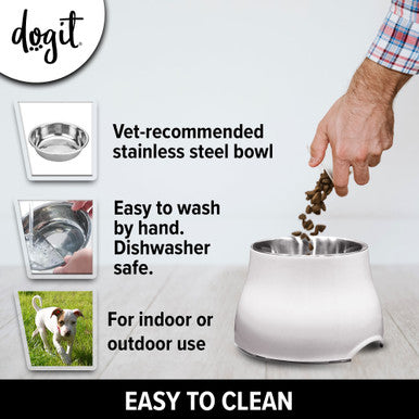 Dogit Elevated Dish Large Dog Bowl