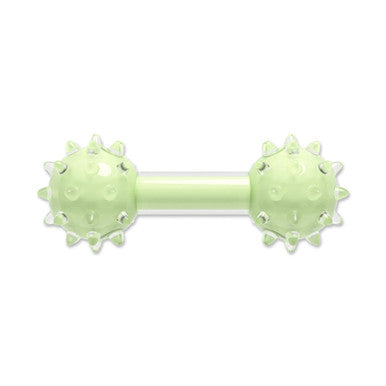 Zeus Duo Spike Dumbbell Mint Scent Dog Chew Toy