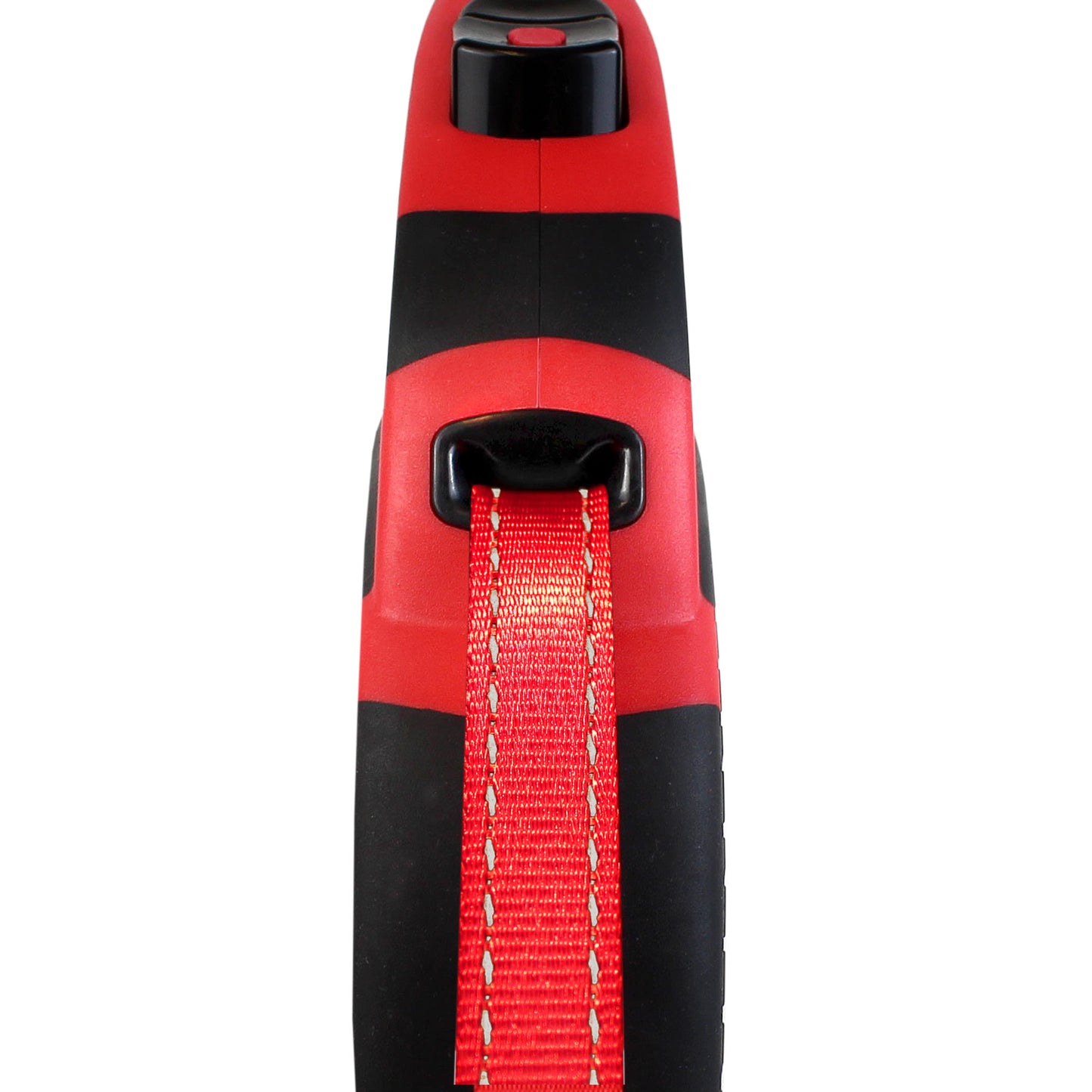 Front View of KONG Explore Retractable Red Dog Lead