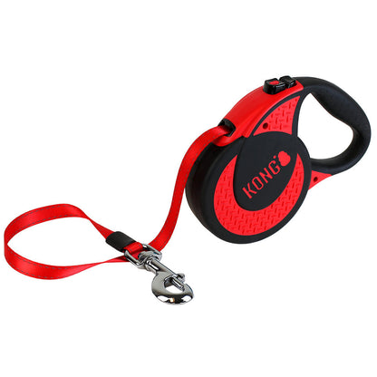 Front View of KONG Ultimate Retractable Red Dog Lead