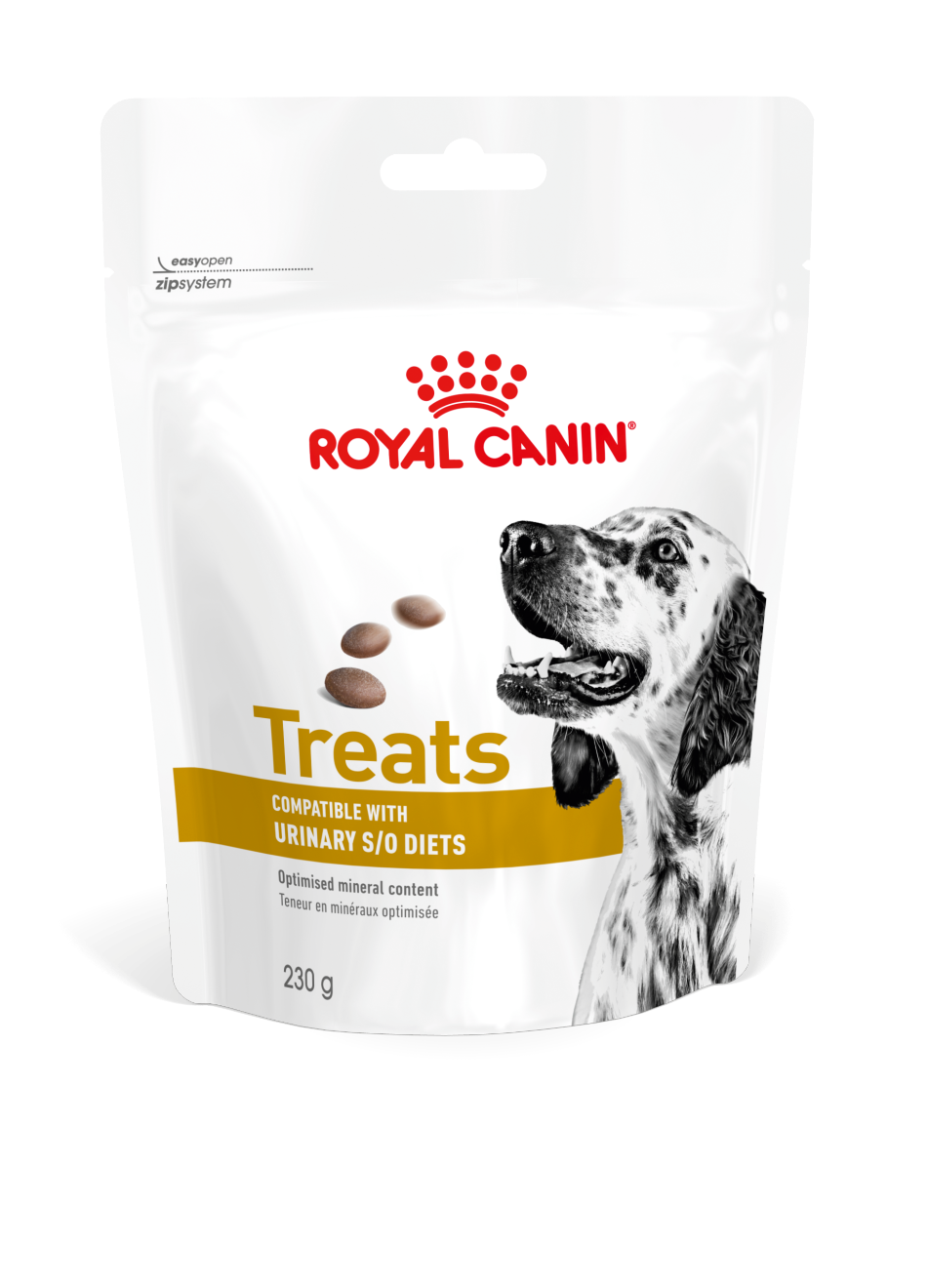 Front View of Royal Canin Urinary S/O Dog Treats