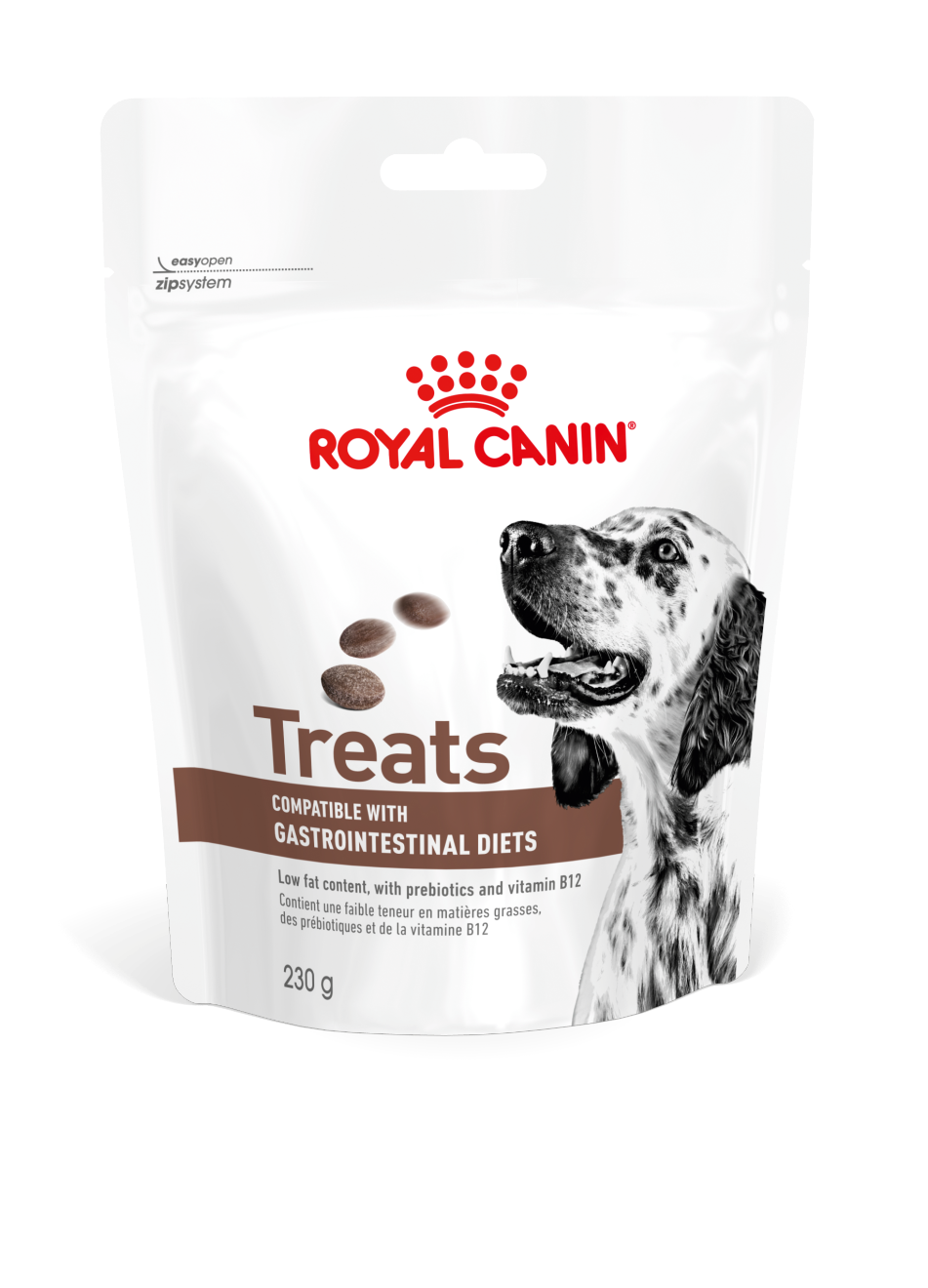 Front View of Royal Canin Gastrointestinal Dog Treats