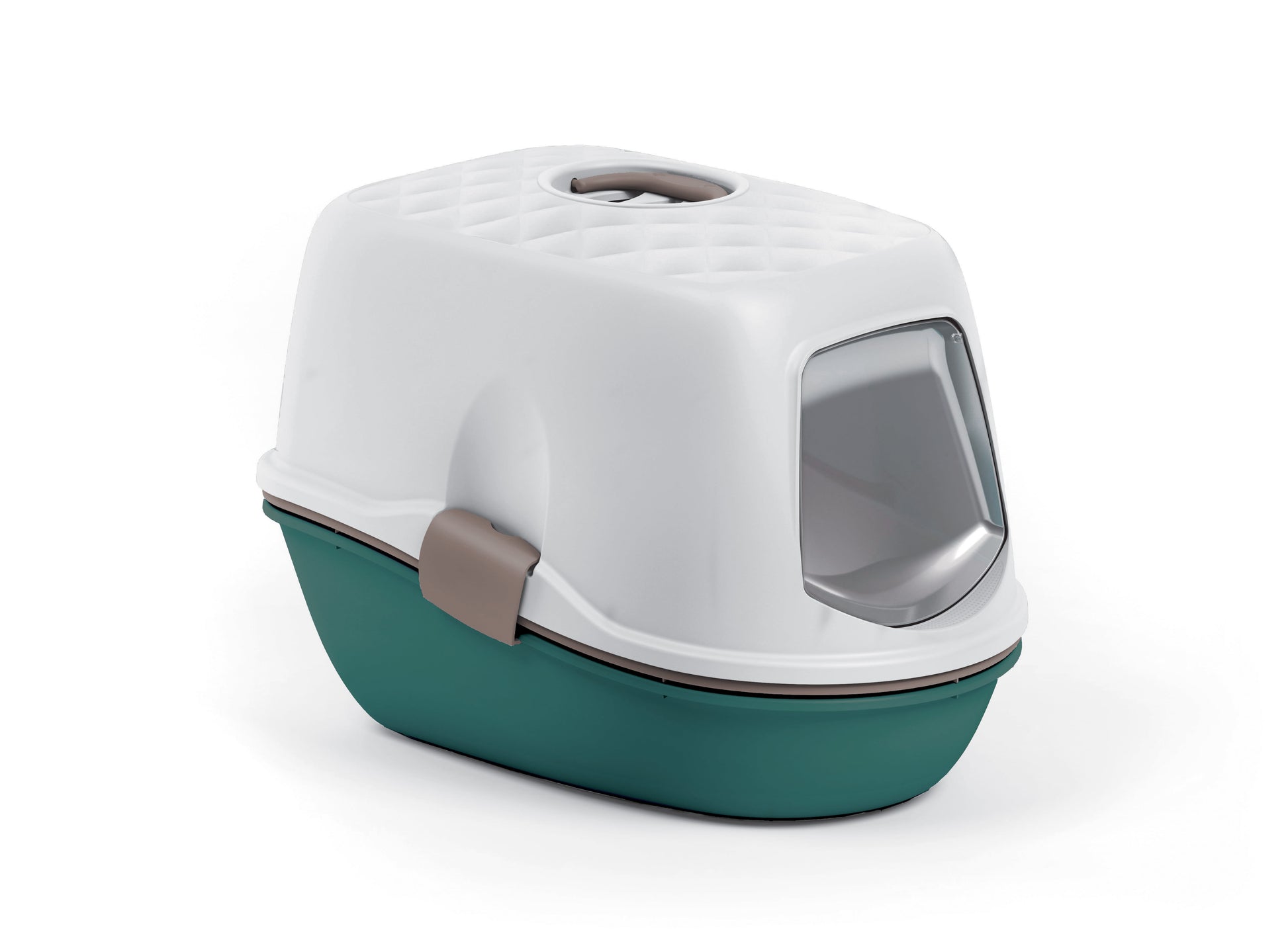 Front View of Stefanplast Furba Top Chic Hooded Litter Tray