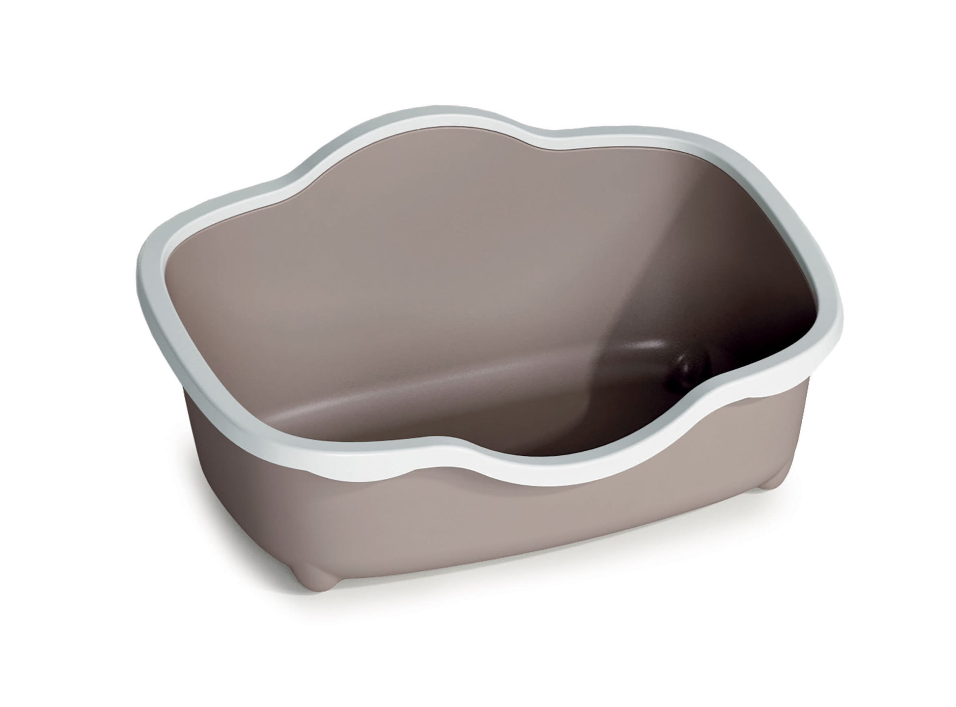 Front View of Stefanplast Tres Chic Open Litter Tray
