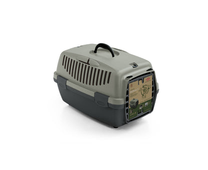 Front View of Stefanplast Gulliver 1 Pet Carrier with Metal Door