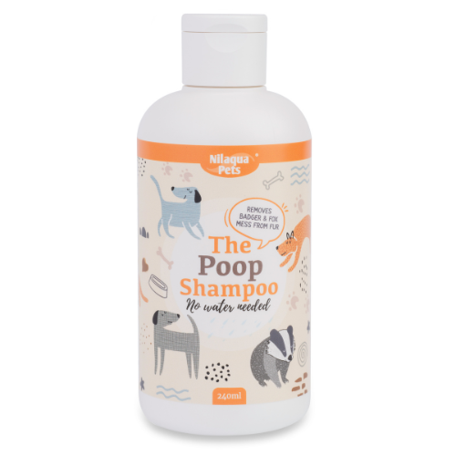 Front View of Nilaqua Pets The Poop Shampoo