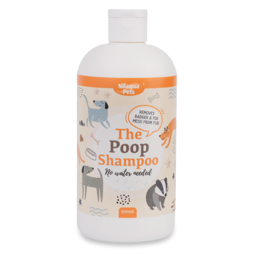 Front View of Nilaqua Pets The Poop Shampoo