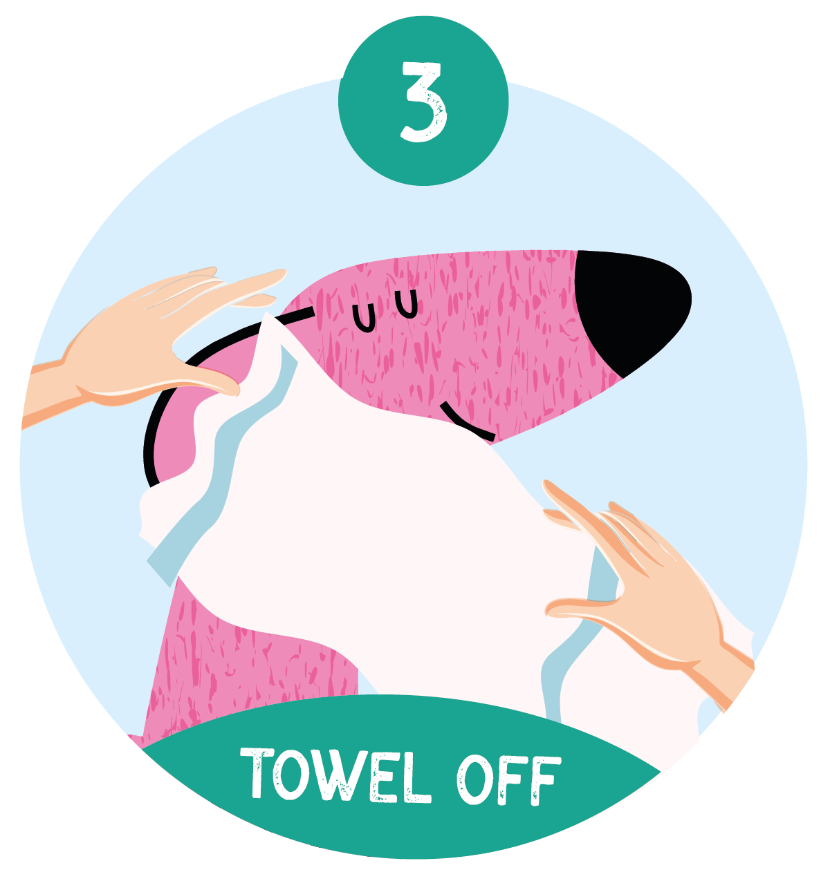 Nilaqua Pets The Puppy Towel Off Dog Shampoo