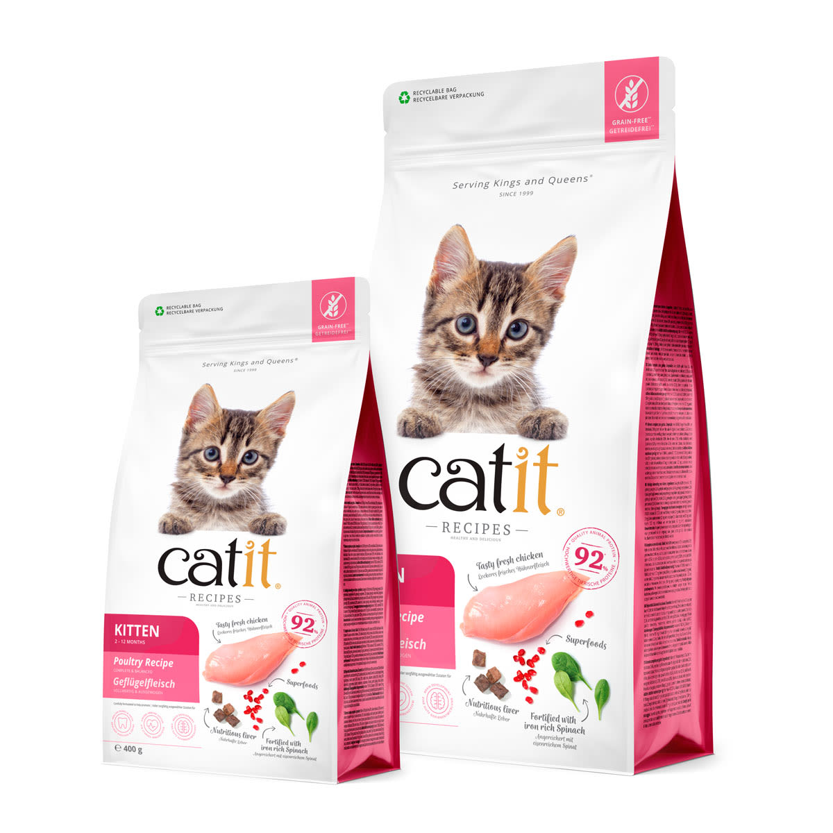 Catit Recipes Poultry Dry Kitten Food