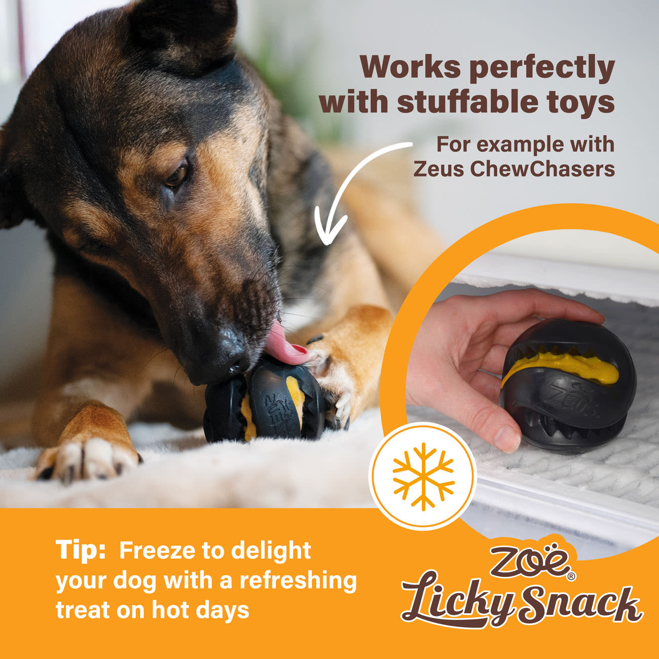 Zoe Licky Snack Sweet Potato & Duck Recipe Dog Treat