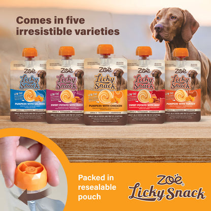 Zoe Licky Snack Sweet Potato & Duck Recipe Dog Treat