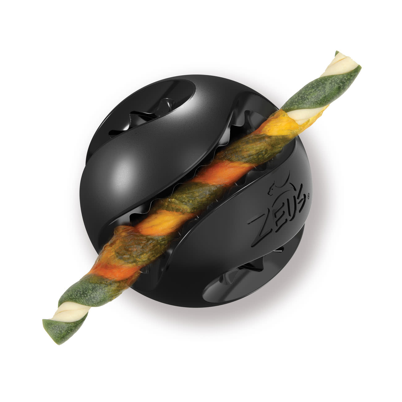 Zeus ChewChasers Treat Ball Dog Toy