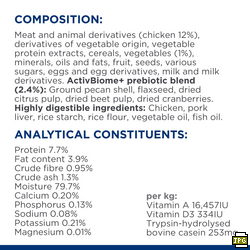 Hill’s Prescription Diet Gastrointestinal Biome Stress Stew with Chicken & Added Vegetables Can Wet Cat Food