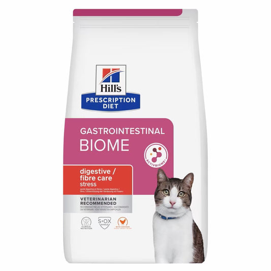 Front View of Hill’s Prescription Diet Gastrointestinal Biome Stress Dry Cat Food